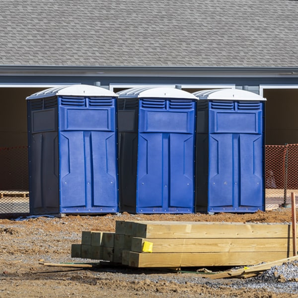 is there a specific order in which to place multiple porta potties in Sedalia MO